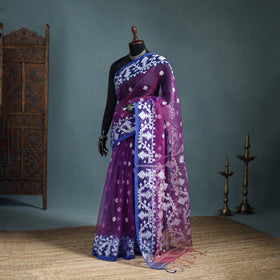 Bengal Pure Muslin Handloom Jamdani Saree 20
