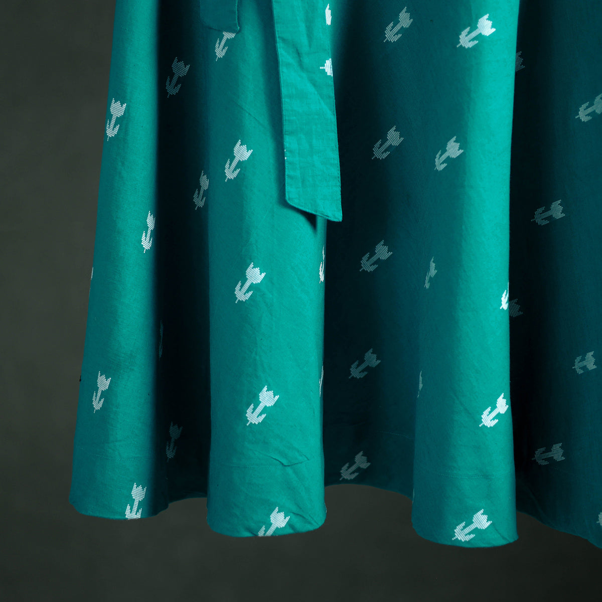 Jacquard Cotton Wrap Around Skirt 135