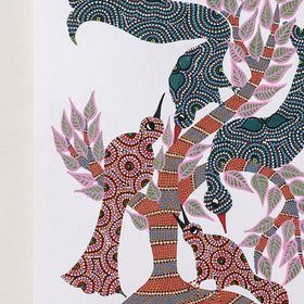  Handpainted Bhil Pithora Painting by Geeta Bariya 