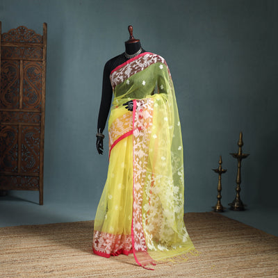 Bengal Pure Muslin Handloom Jamdani Saree 22