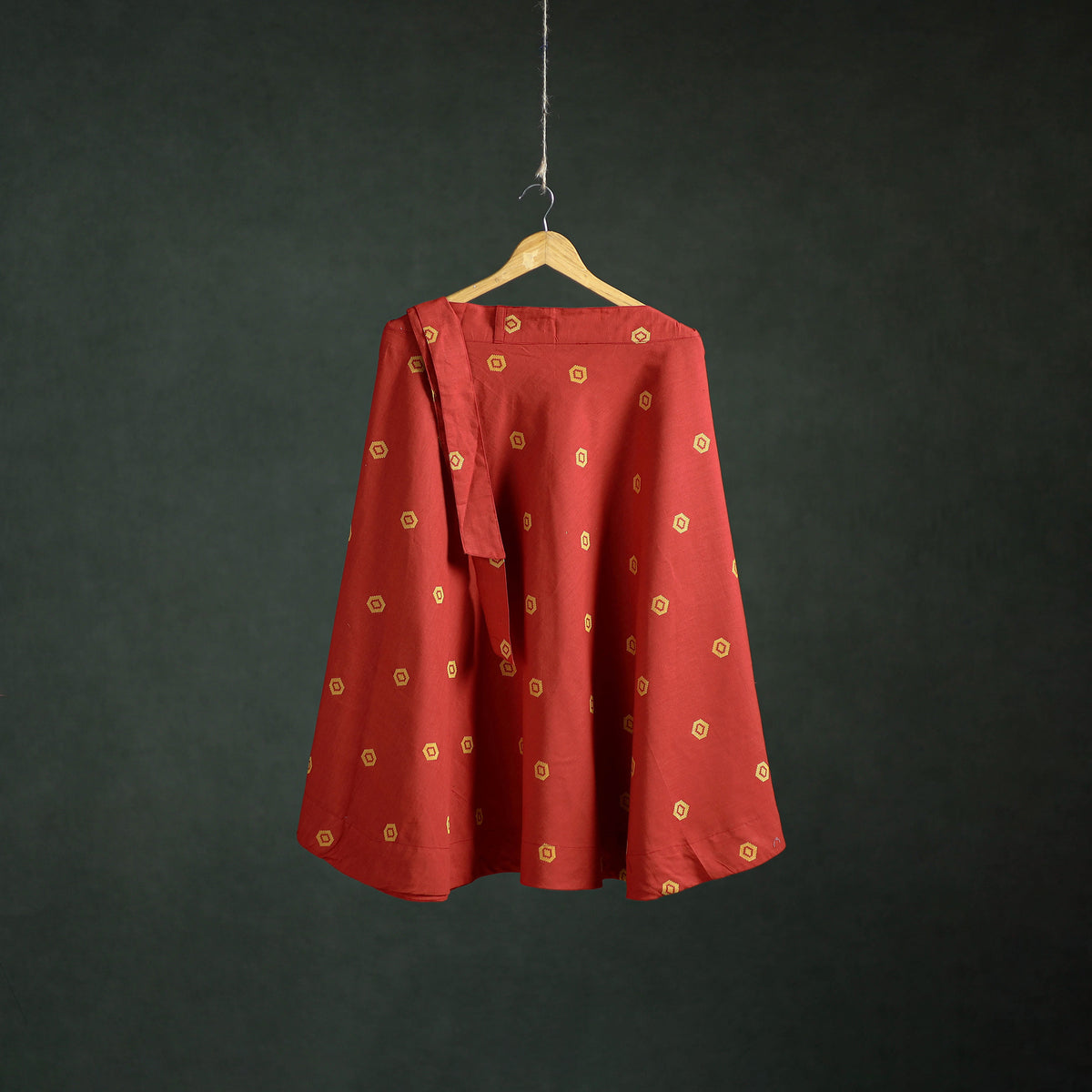 Jacquard Cotton Wrap Around Skirt 139