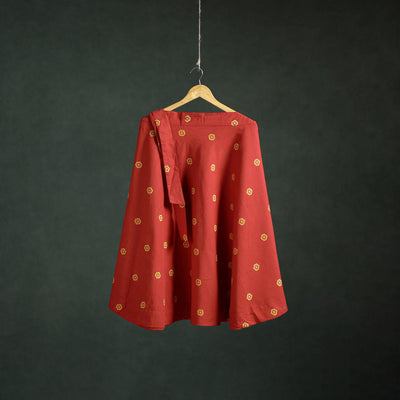Jacquard Cotton Wrap Around Skirt 139