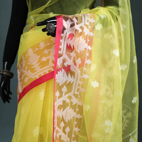 Bengal Pure Muslin Handloom Jamdani Saree 22