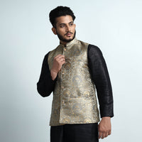 silk nehru jacket