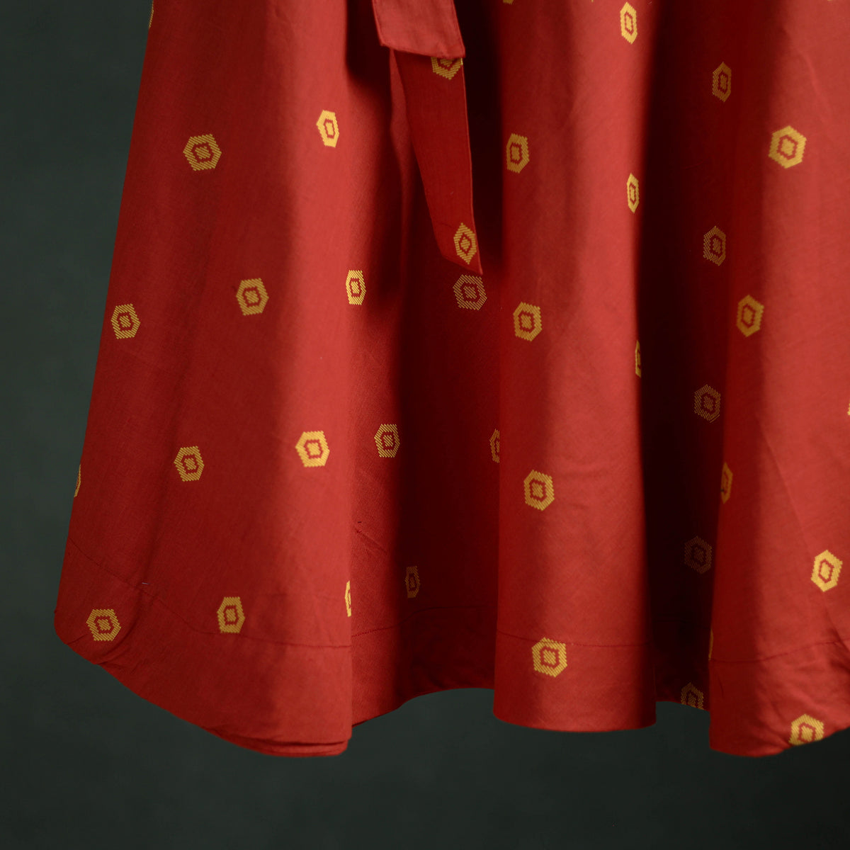 Jacquard Cotton Wrap Around Skirt 139