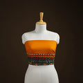 Bengal Kantha Hand Embroidered Cotton Blouse Piece 11