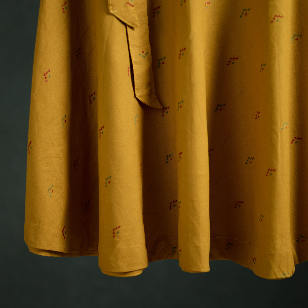 Jacquard Cotton Wrap Around Skirt 140