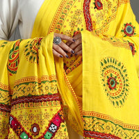 Kutch Hand Embroidery Mirror Work Dupatta