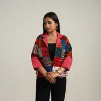 Patchwork Bagh Print Women's Jacket 06