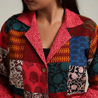 Patchwork Bagh Print Women's Jacket 06