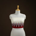 Bengal Kantha Hand Embroidered Cotton Blouse Piece 13