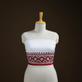 Bengal Kantha Hand Embroidered Cotton Blouse Piece 15