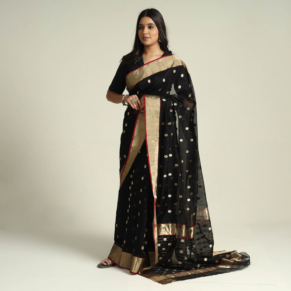 chanderi silk saree