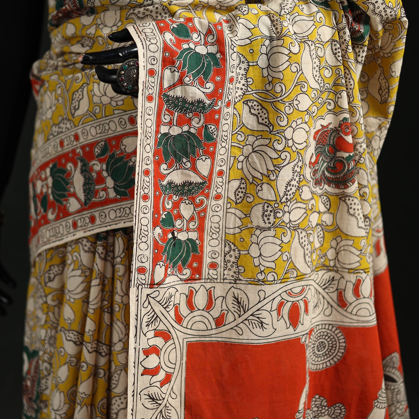 Kalamkari Printed Cotton Saree 89