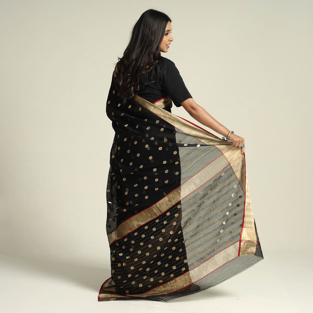 chanderi silk saree