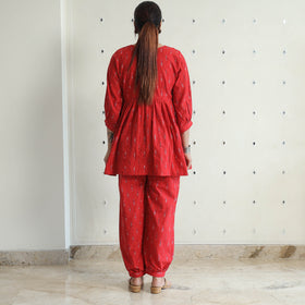  Pochampally Ikat Cotton Co-Ord Set 07 