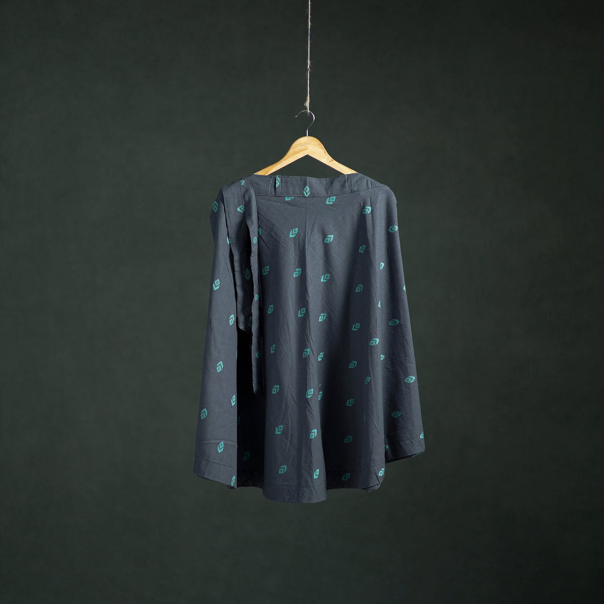 Jacquard Cotton Wrap Around Skirt 146