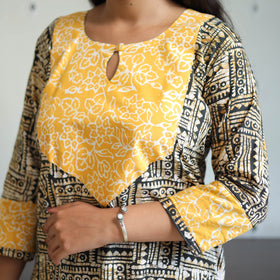 Buy Black Batik Print Kurti Set – Cotton Suit Online