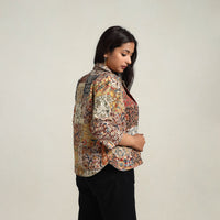 Patchwork Kalamkari Print Women's Jacket 01