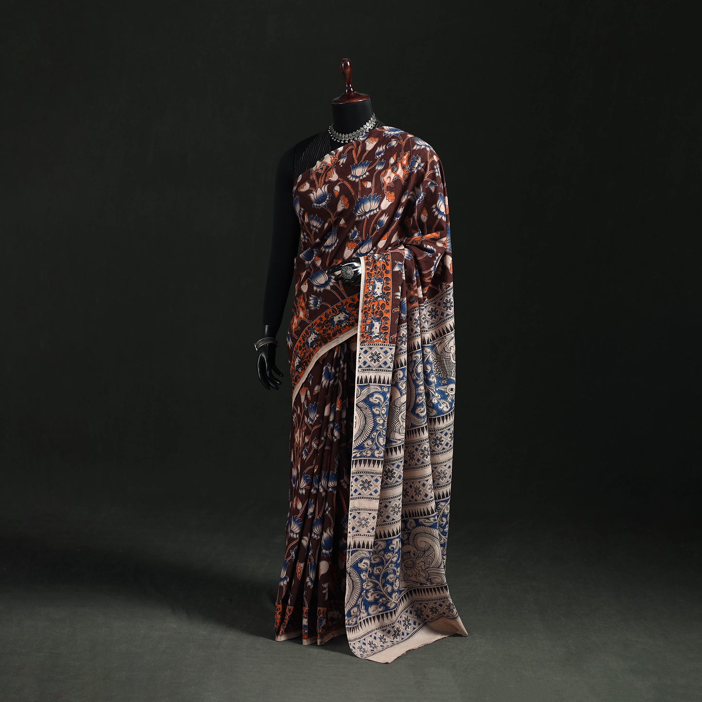 Kalamkari Printed Cotton Saree 91