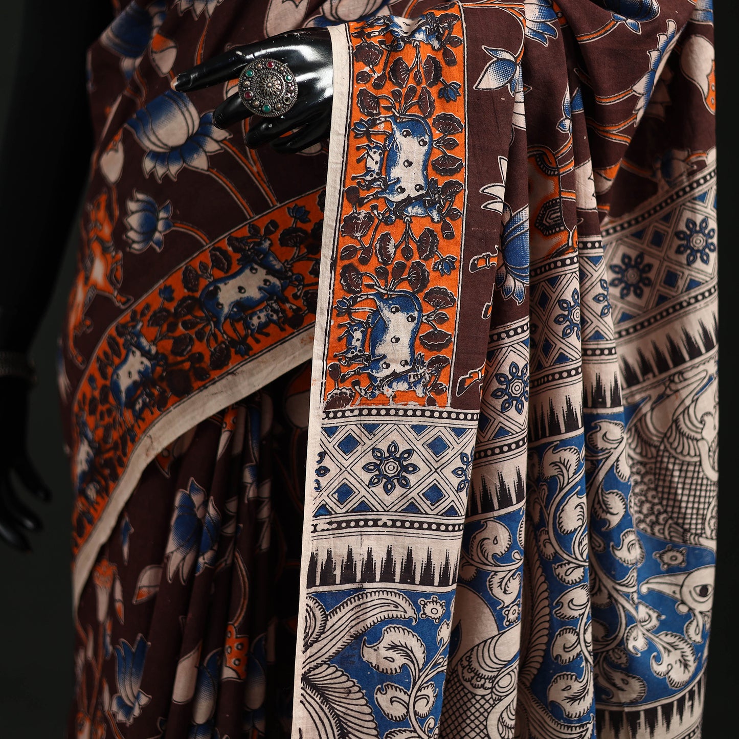 Kalamkari Printed Cotton Saree 91
