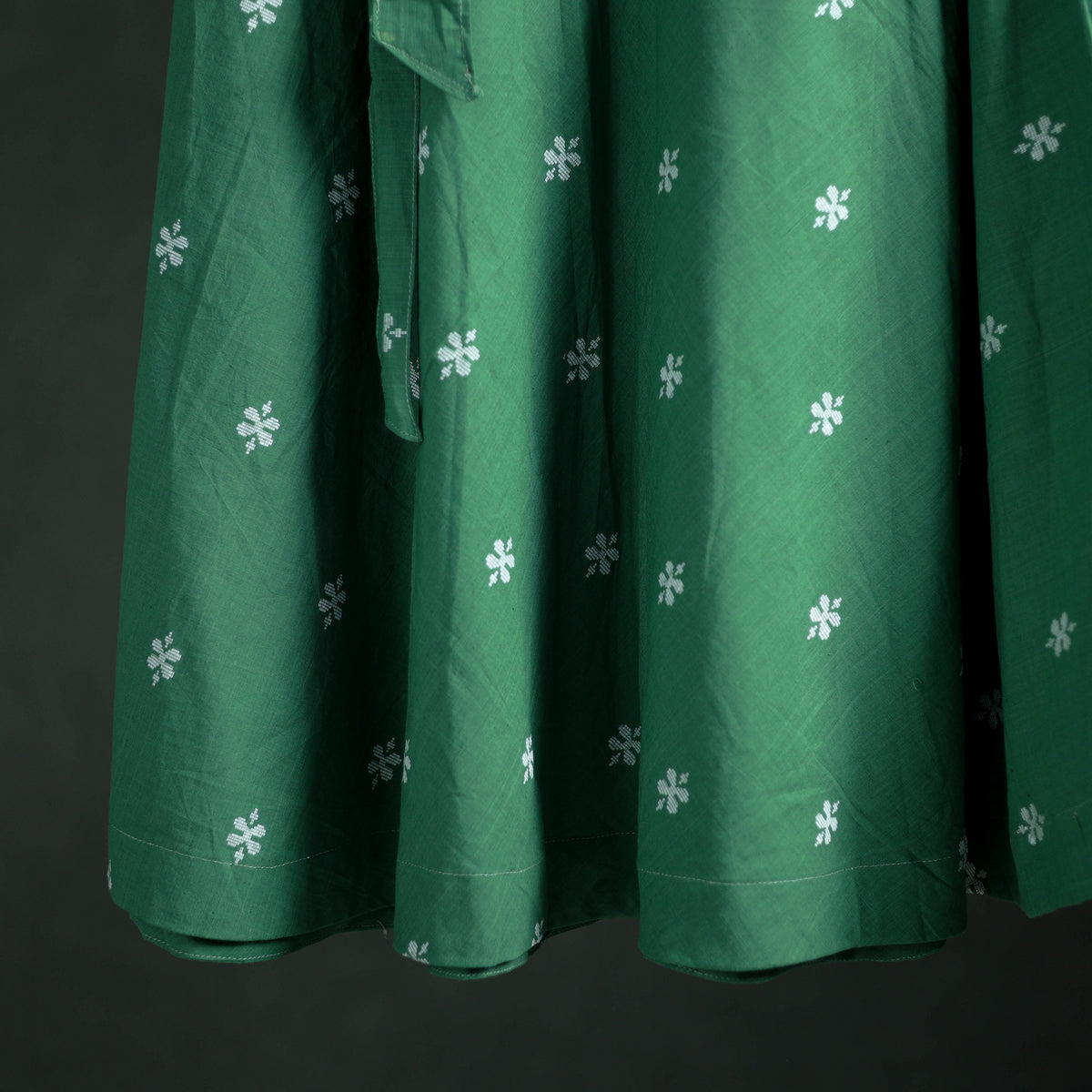Jacquard Cotton Wrap Around Skirt 142