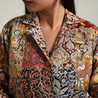 Patchwork Kalamkari Print Women's Jacket 01