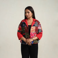 Patchwork Pochampally Ikat Women's Jacket 02