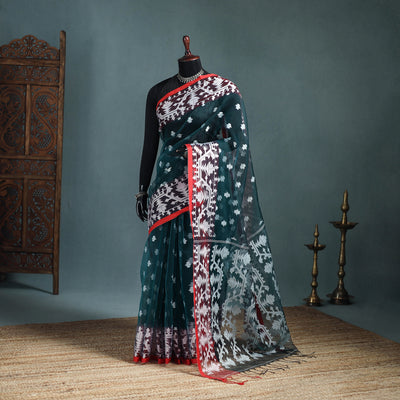 Bengal Pure Muslin Handloom Jamdani Saree 26