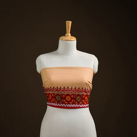 Bengal Kantha Hand Embroidered Cotton Blouse Piece 27