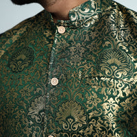 silk nehru jacket