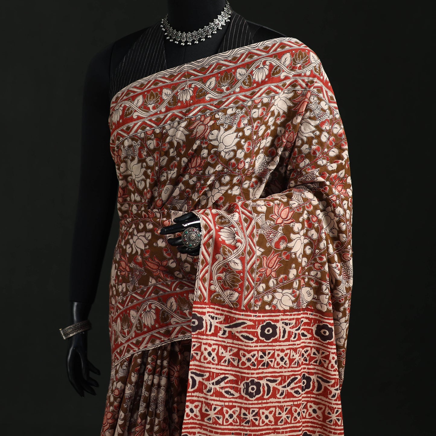 Kalamkari Printed Cotton Saree 93