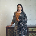  Black Batik Print Kurti Set – Cotton Suit 