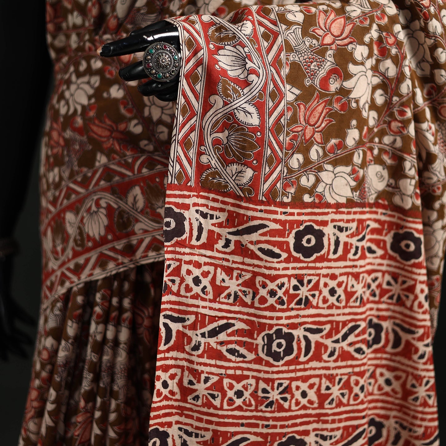 Kalamkari Printed Cotton Saree 93