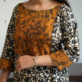  Black Batik Print Kurti Set – Cotton Suit 