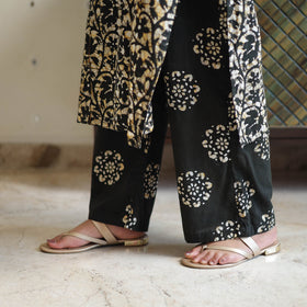  Black Batik Print Kurti Set – Cotton Suit 