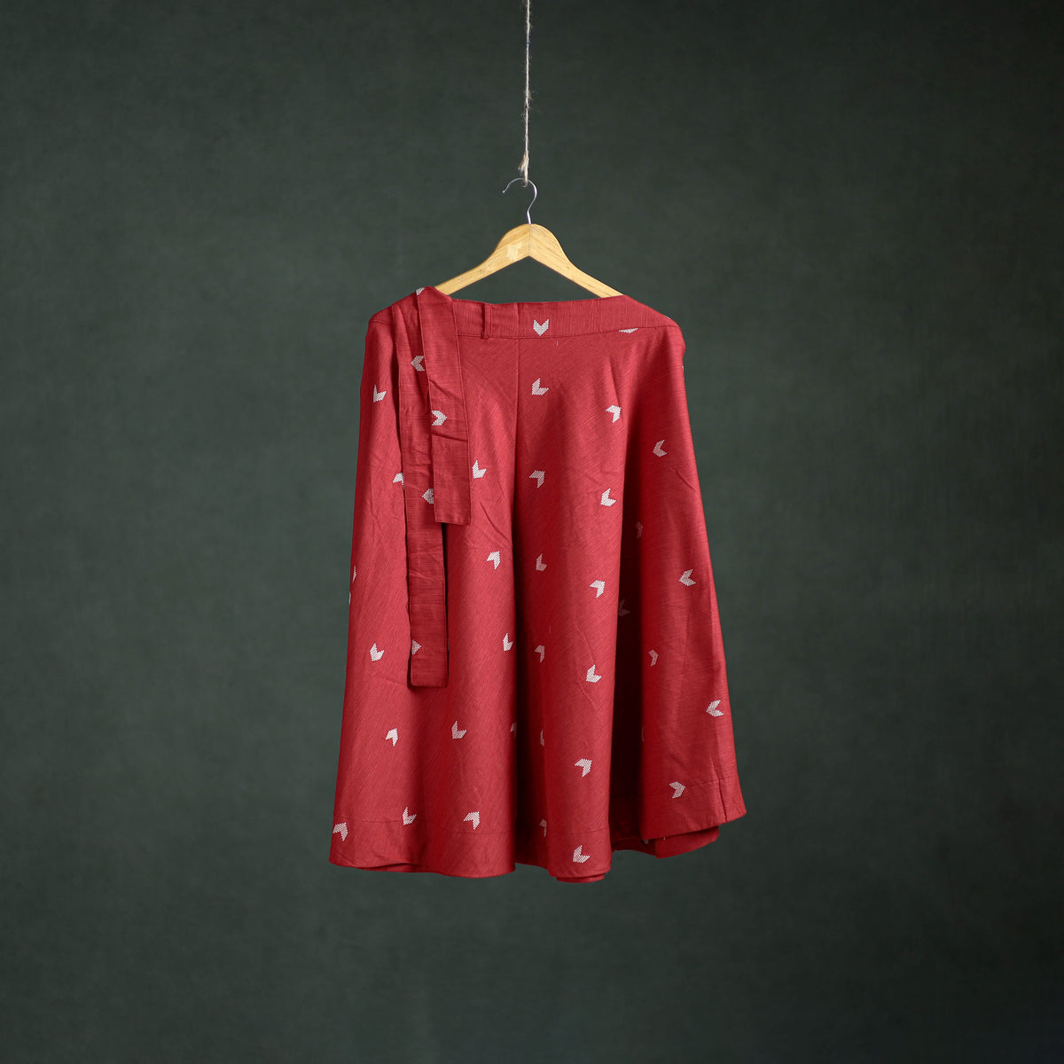 Jacquard Cotton Wrap Around Skirt 145