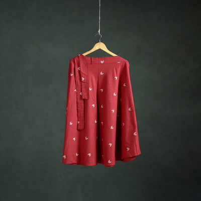 Jacquard Cotton Wrap Around Skirt 145