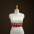 Bengal Kantha Hand Embroidered Cotton Blouse Piece 33