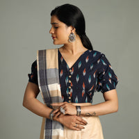 pochampally ikat stitched blouse 