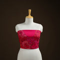 Bengal Kantha Hand Embroidered Cotton Blouse Piece 37