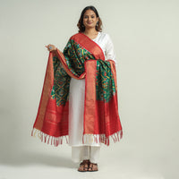 ikat silk dupatta