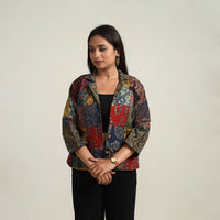 Patchwork Ajrakh Print Women's Jacket 04