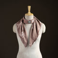Shibori Tie-Dye Cotton Brooch Scarf 32