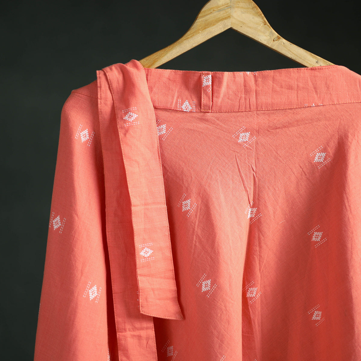 Jacquard Cotton Wrap Around Skirt 150
