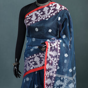 Bengal Pure Muslin Handloom Jamdani Saree 29