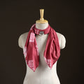 Shibori Tie-Dye Cotton Brooch Scarf 35