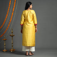 plain silk kurta