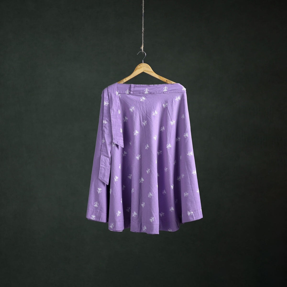 Jacquard Cotton Wrap Around Skirt 152