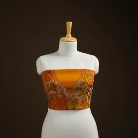 Bengal Kantha Hand Embroidered Cotton Blouse Piece 44